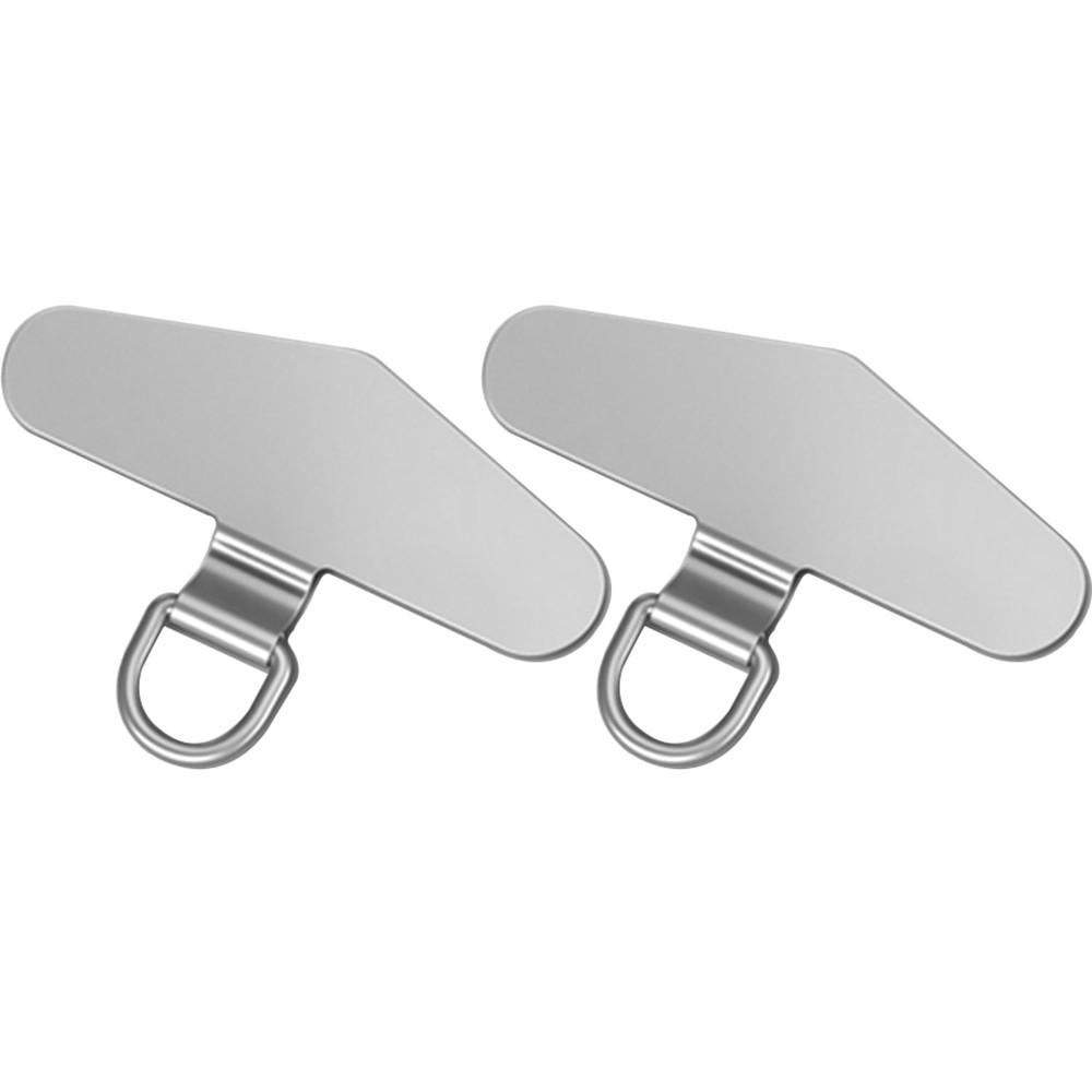 TENOC Metal Phone Tether Tab, Patch, Universal One Size, Sliver