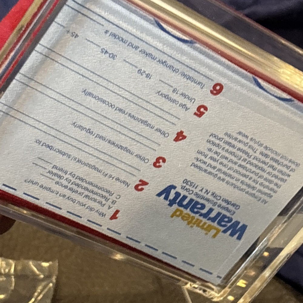 Empire 2000Z cartridge with display box