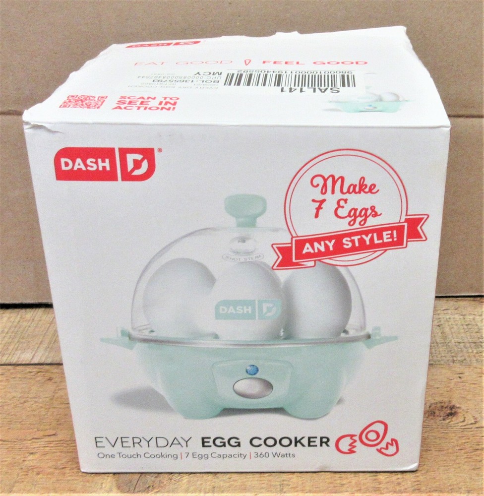Dash Everyday Egg Cooker - Makes 7 Eggs - Teal - DEC005TA