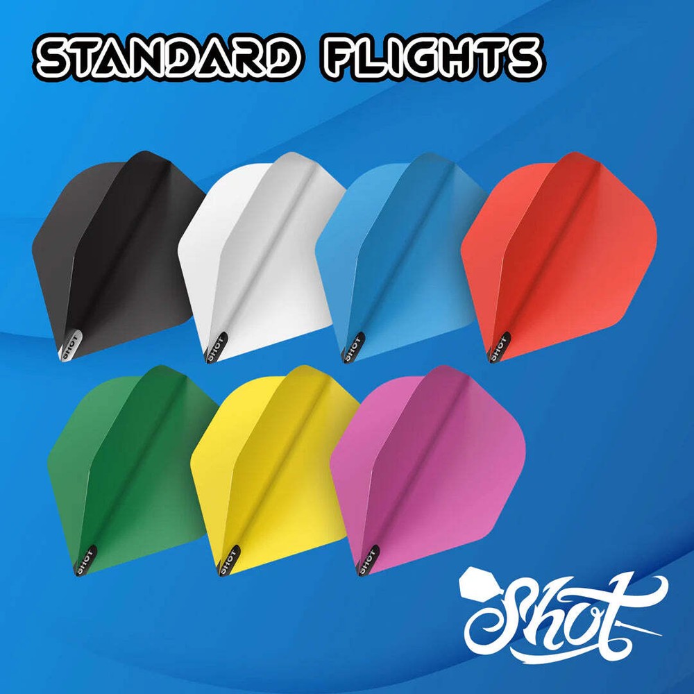 Shot Dart Flight Set Standard Red