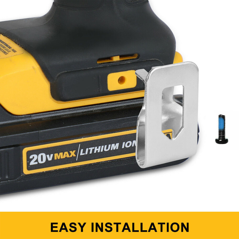 6 PCS For DEWALT 20V Drill Driver N268241 N169778 N086039 Tools Belt Clip Hook