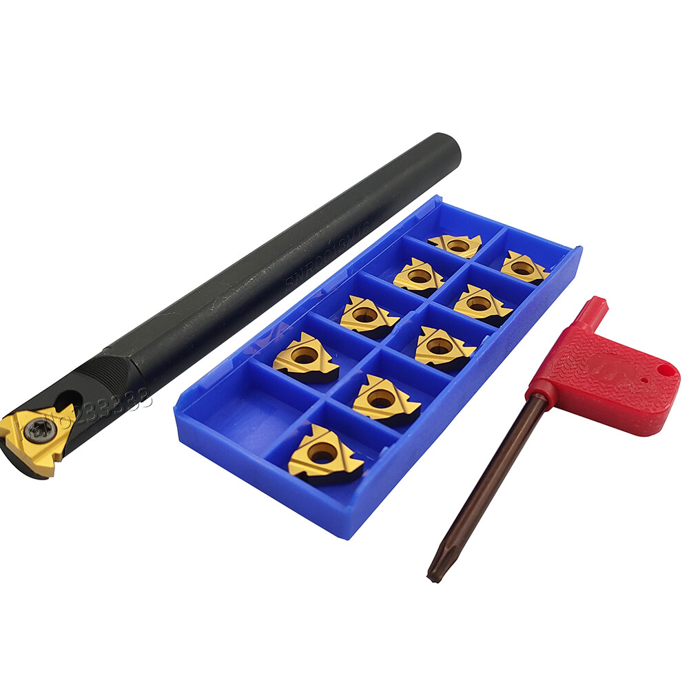 SNR0013M16 Lathe Internal Threading Tool Holder + 16IR 3/8 A60 Threading insert