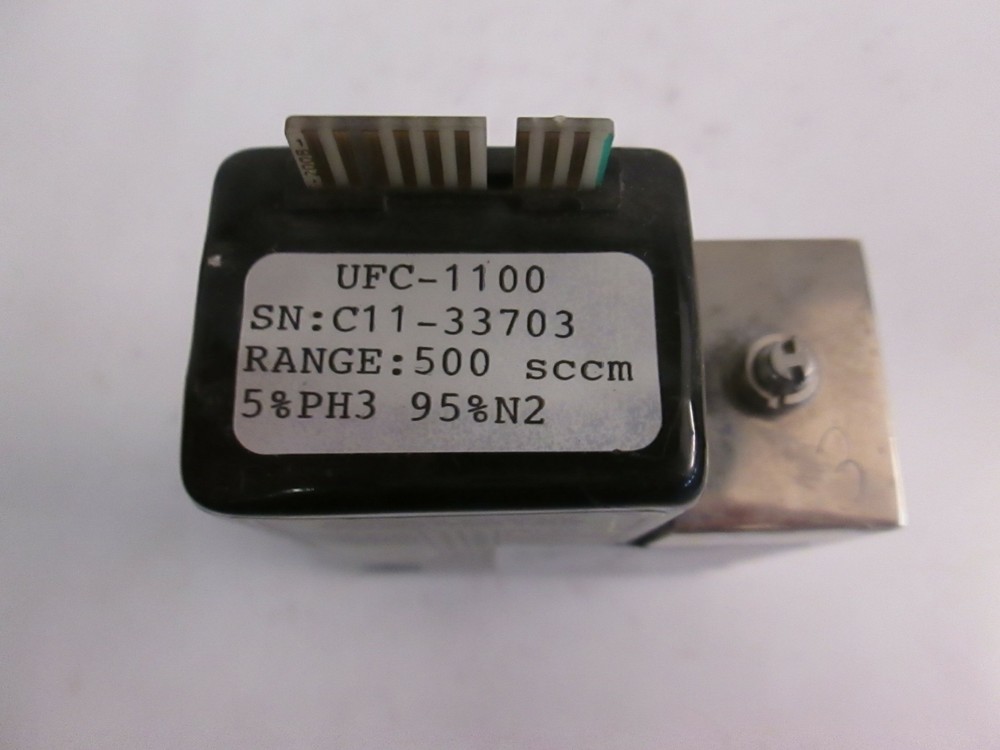 Unit UFC-1100 Mass Flow Controller, 95%N2, 500 SCCM, Used