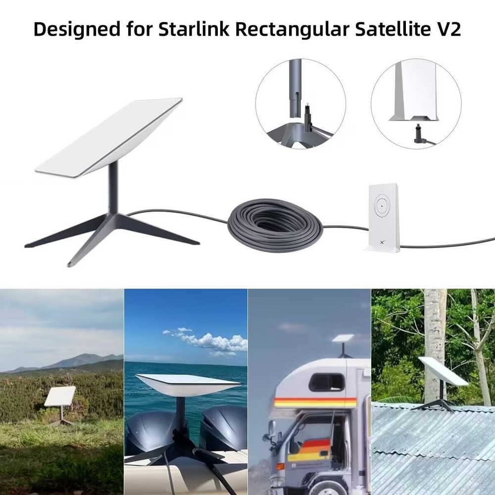 Starlink 30FT Satellite Replacement Cable for 30FT/9M, Black