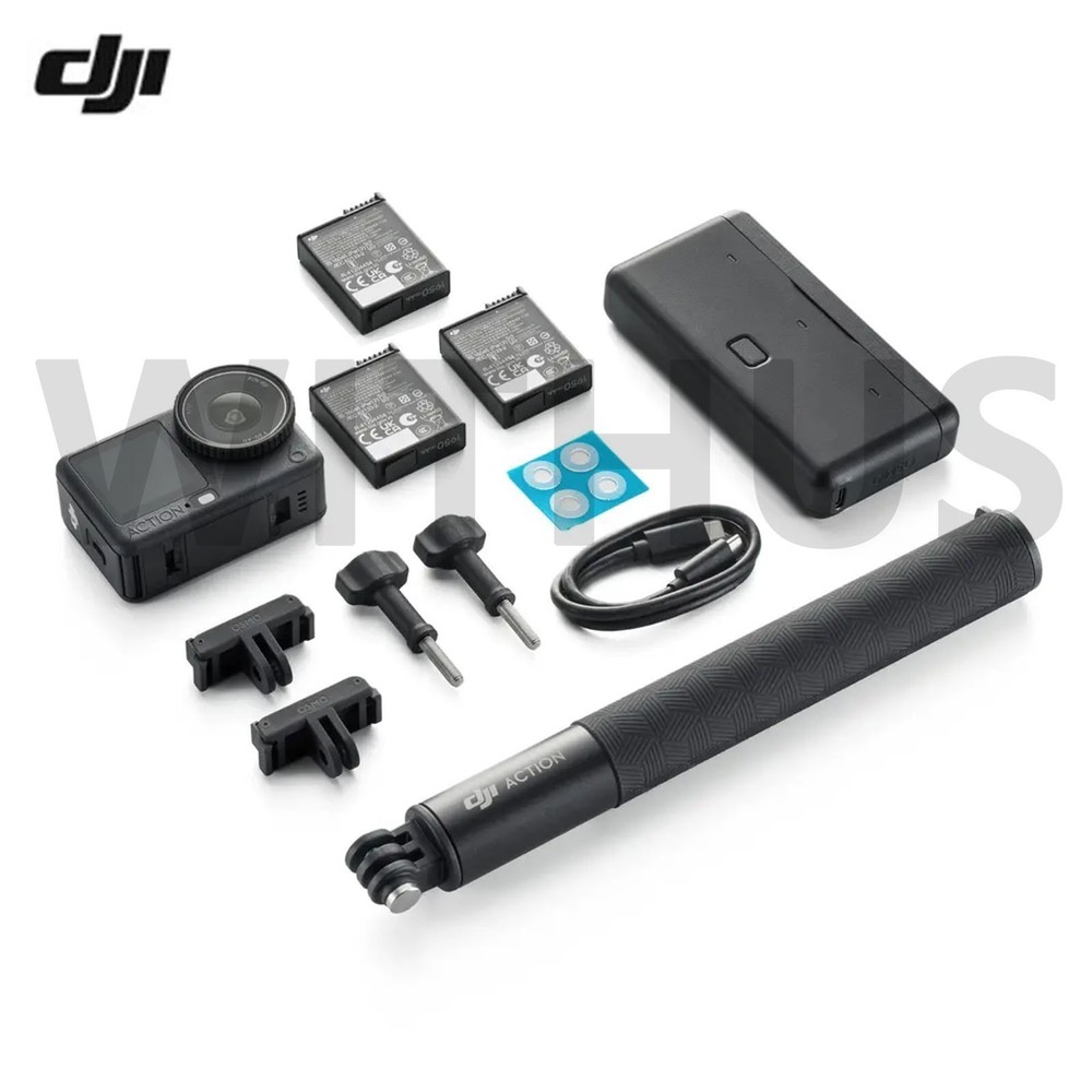 Portable DJI Osmo Action 6 Adventure Combo Variable Aperture Camera