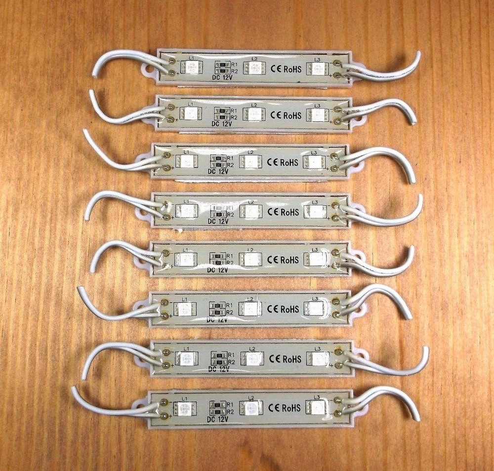 8 BBT Waterproof 12 VDC Blue LED Courtesy Lights