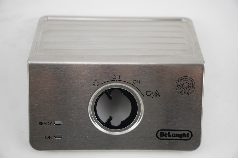 DeLonghi Espresso Maker ECP3220 Replacement Part: Top Front Chrome Body Panel