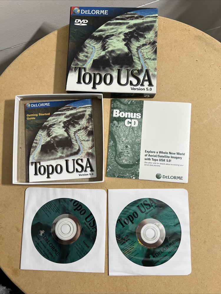 DeLorme TopoUSA Version 5.0