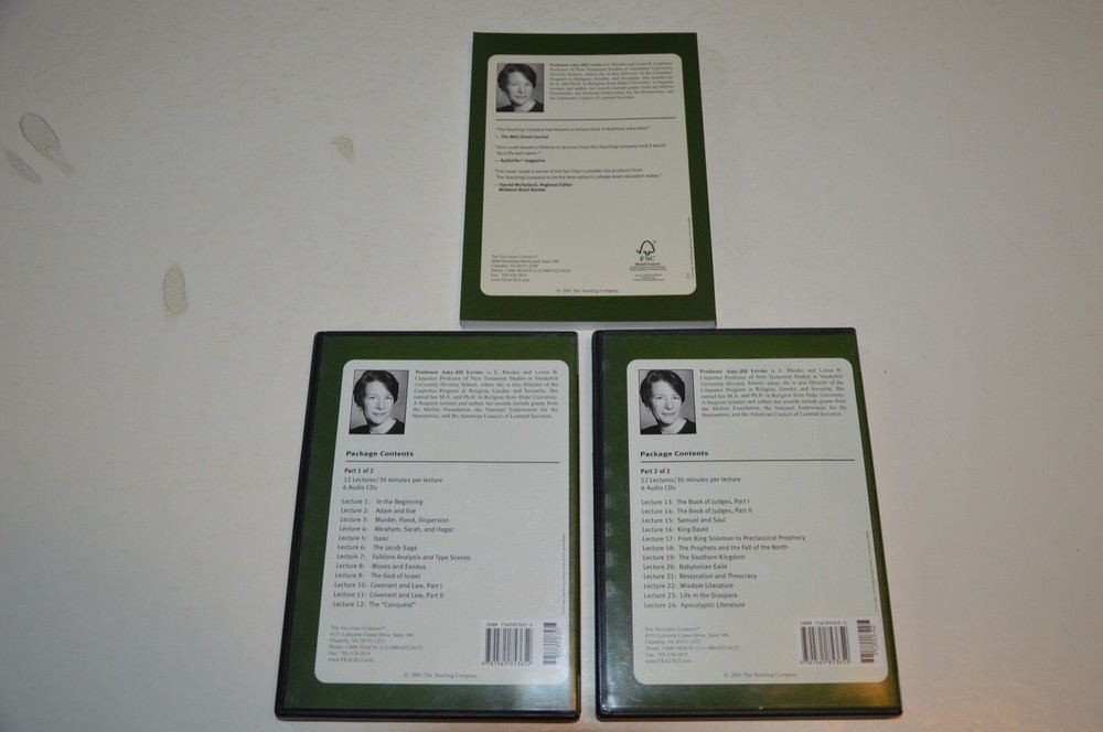 Great Courses/Teaching Company THE OLD TESTAMENT 12 CD w/ Course Guidebook