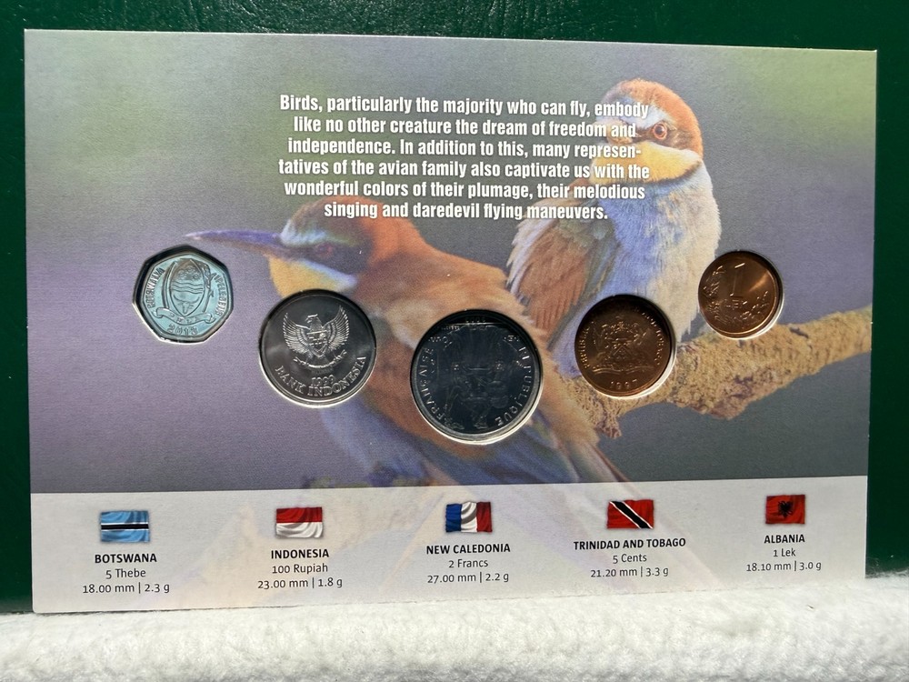 The five - five coins, one topic - Birds