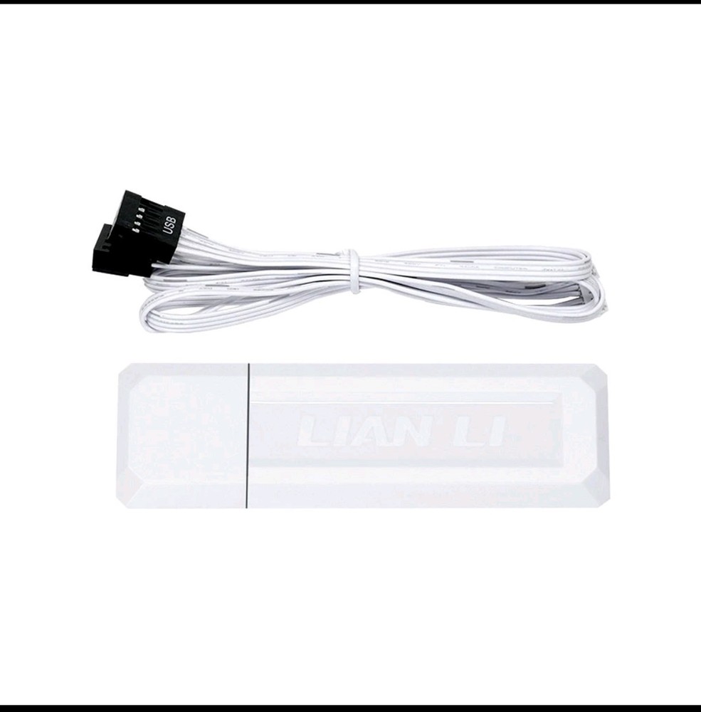 Lian Li 12RTLLCD1W3W computer cooling system Computer case Fan 12 cm White