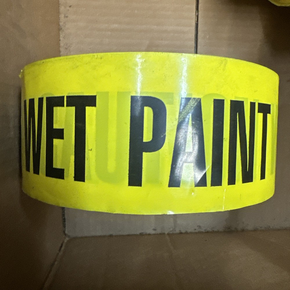 CAUTION WET TAPE - CAUTION TAPE 3” Wide