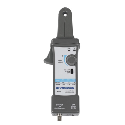 BK Precision CP62 300 kHz AC/DC Oscilloscope Current Clamp Probe