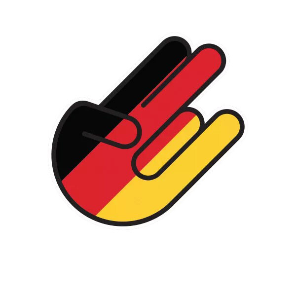 German Shocker Sticker Decal