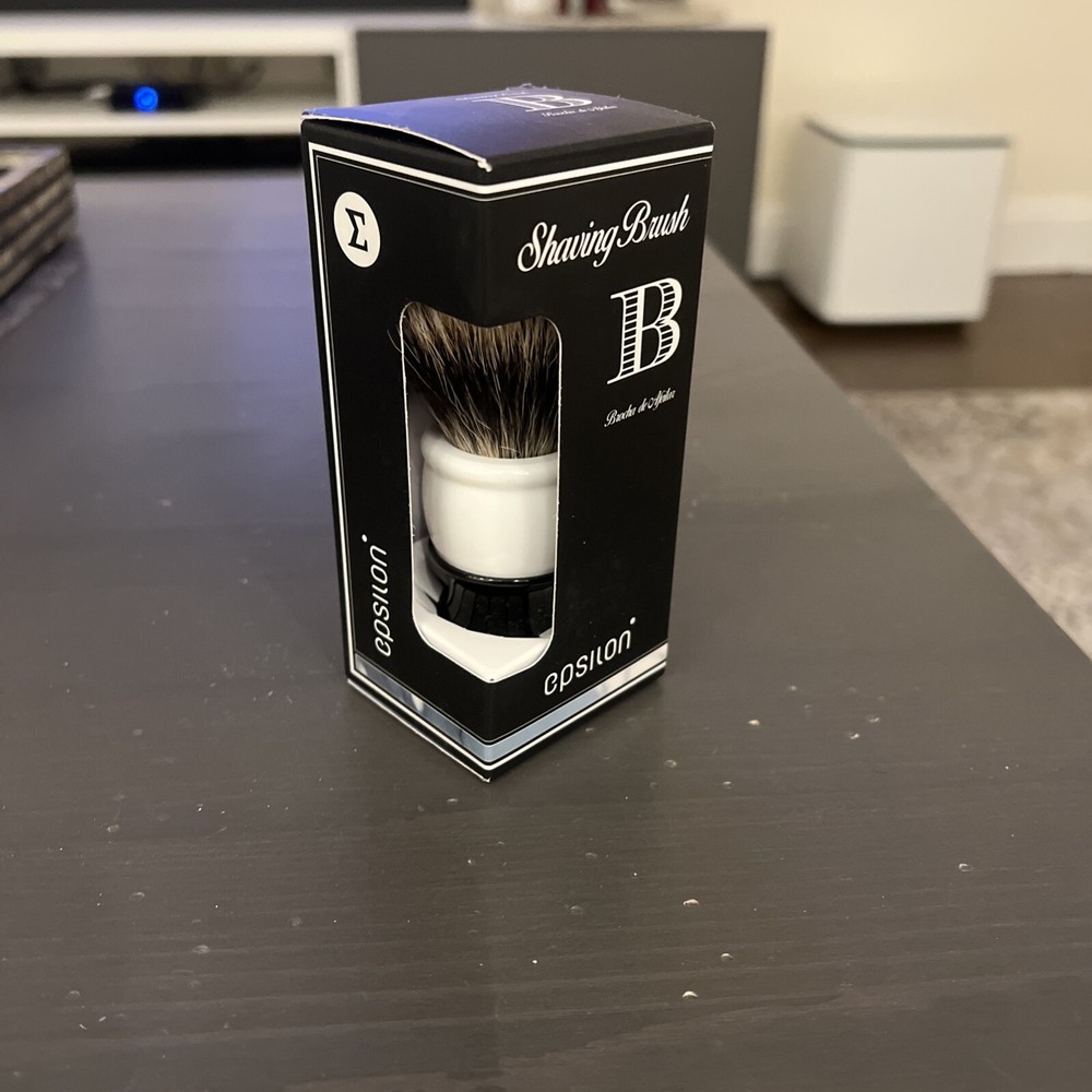 Epsilon Badger Shave Brush, Made In Spain