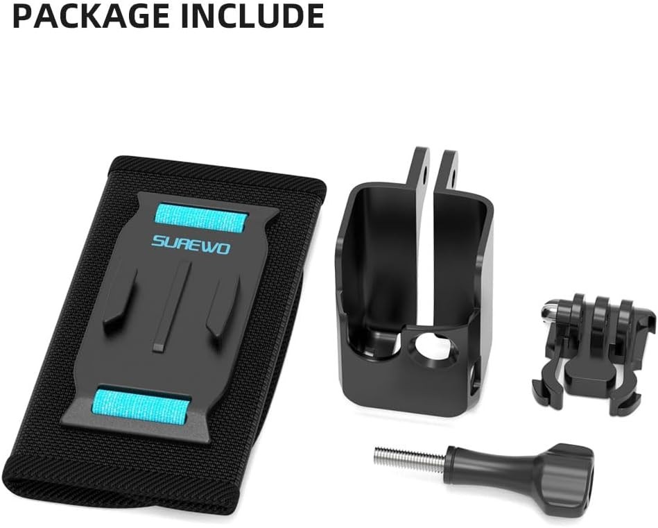 Lightweight Backpack Mount for DJI Osmo Pocket 3 - Soft, Adjustable & Durable