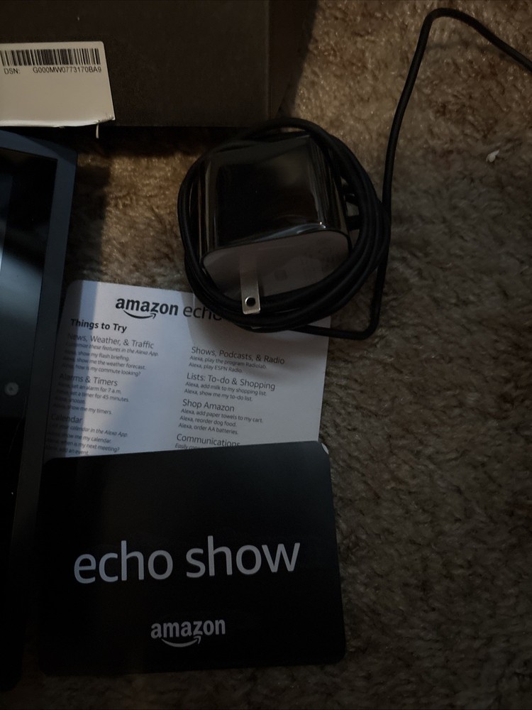 Amazon Echo Show 1st Gen Smart Speaker with Alexa - Black