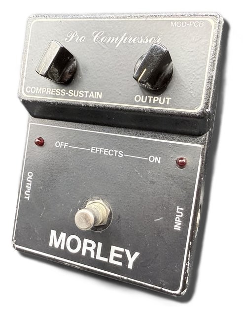 Morley MOD-PCB Pro Compressor 1981 Pedal 6514 Tested & Works