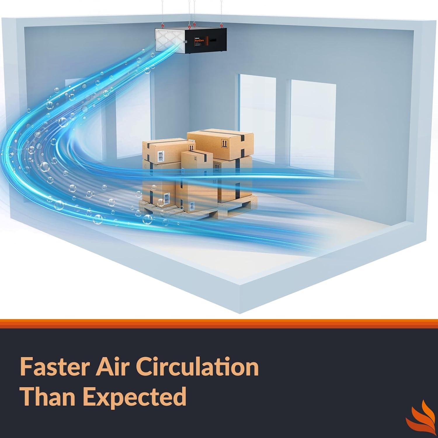 PuriSystems PuriCare 1100IG Hanging Air Filter w/Remote 1100CFM for Woodworking