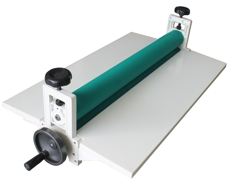 14" Manual All Metal Frame Cold Roll Laminator Mount Laminating Machine