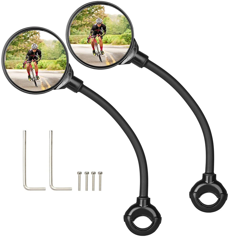 Bicycle Rearview Mirror Set (2-Piece) – Quick-Release