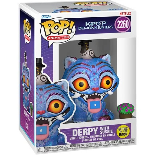 Funko Pop! Kpop Demon Hunters: Derpy w/Sussie #2260 GITD with Protector - New
