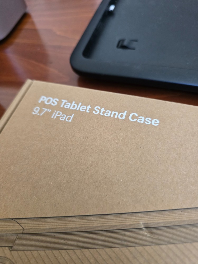 Shopify POS System Bundle (9.7 Ipad Stand case, stand, dock, tap & chip reader)