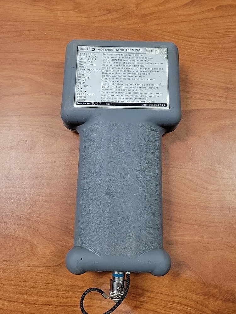 DRUCK AIR DATA TEST SYSTEM ADTS405 HAND TERMINAL