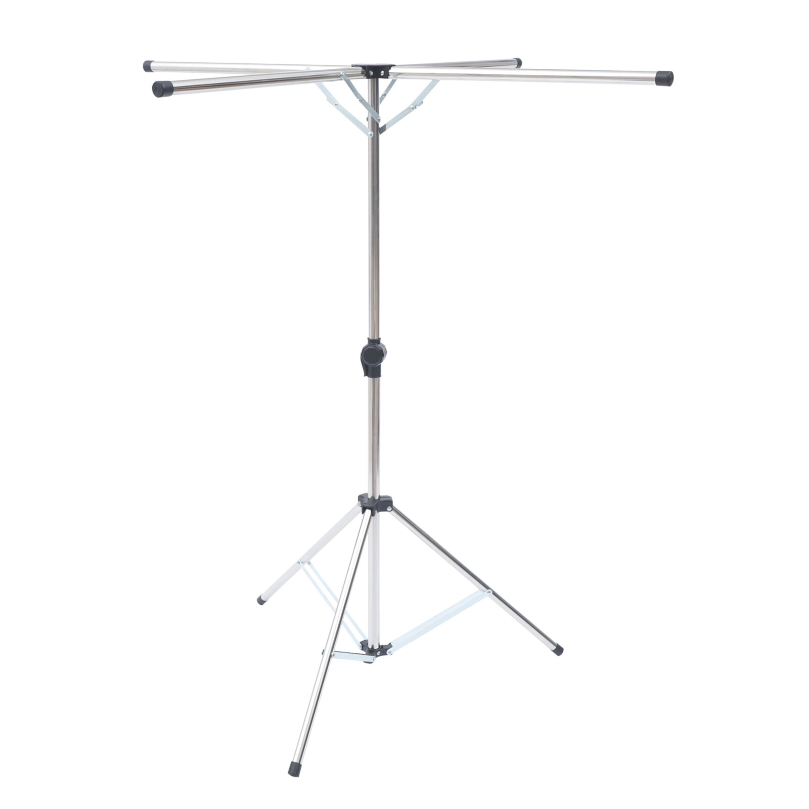 Portable Tripod Clothes Drying Rack Steel Laundry Coat Foldable Stand Hanger