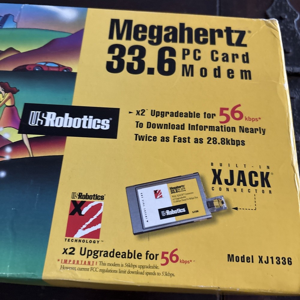 US Robotics 33.6 PC Card 56 kbps Modem