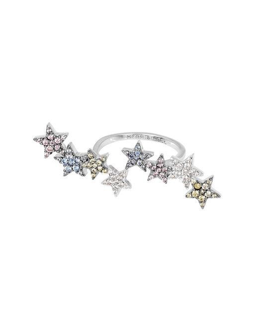 Henri Bendel Pave Link Ring - You Pick Size