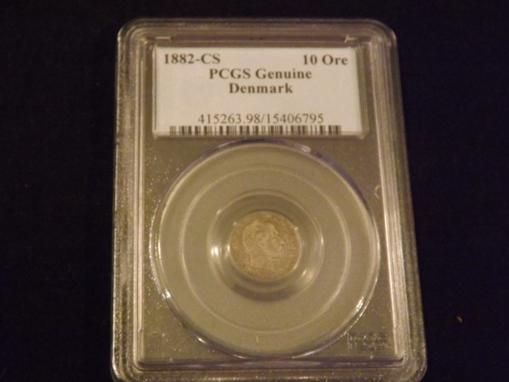 1882-CS   10 Ore           DENMARK              PCGS Genuine
