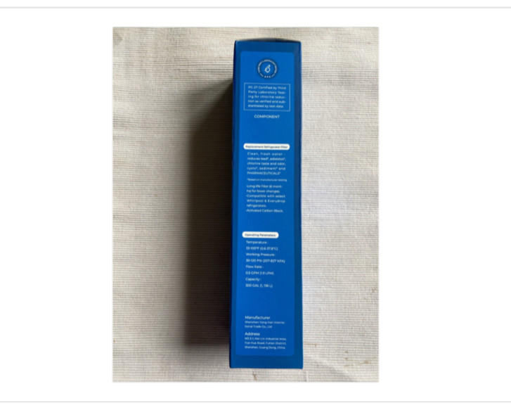 PeliCori Refrigerator Water Filter Model PC-27 (3Pack)