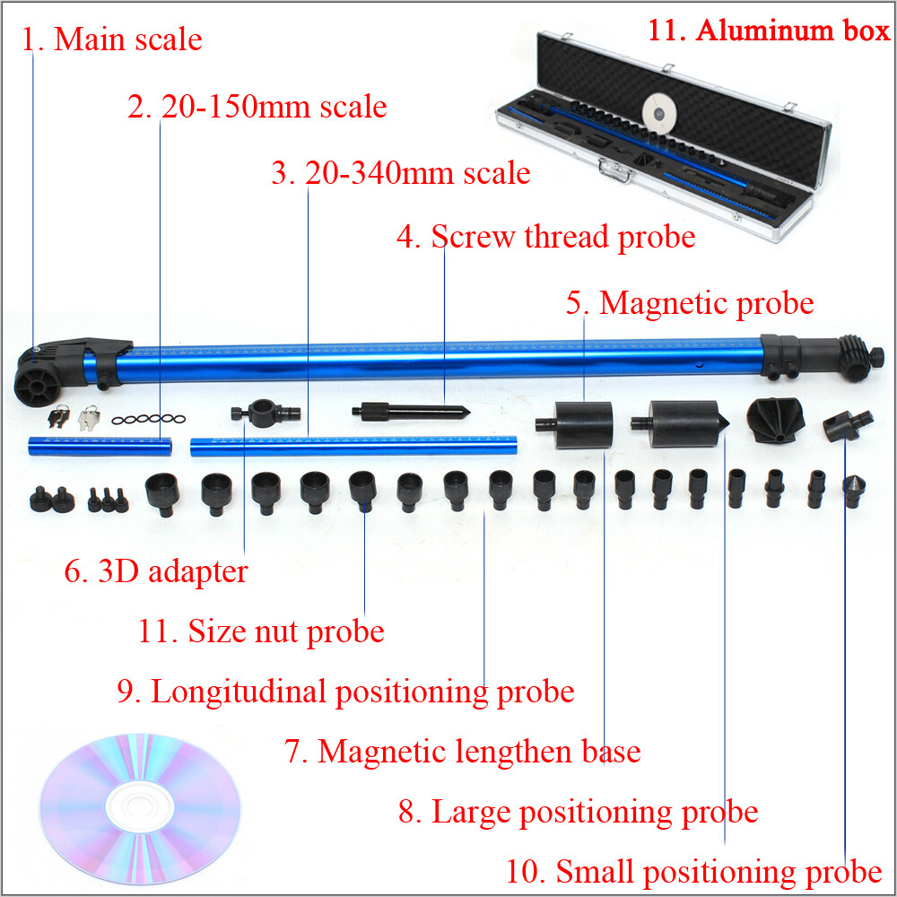 Auto Body Frame Machine 2D Measuring System Tram Gauge Perfect Solution with Box
