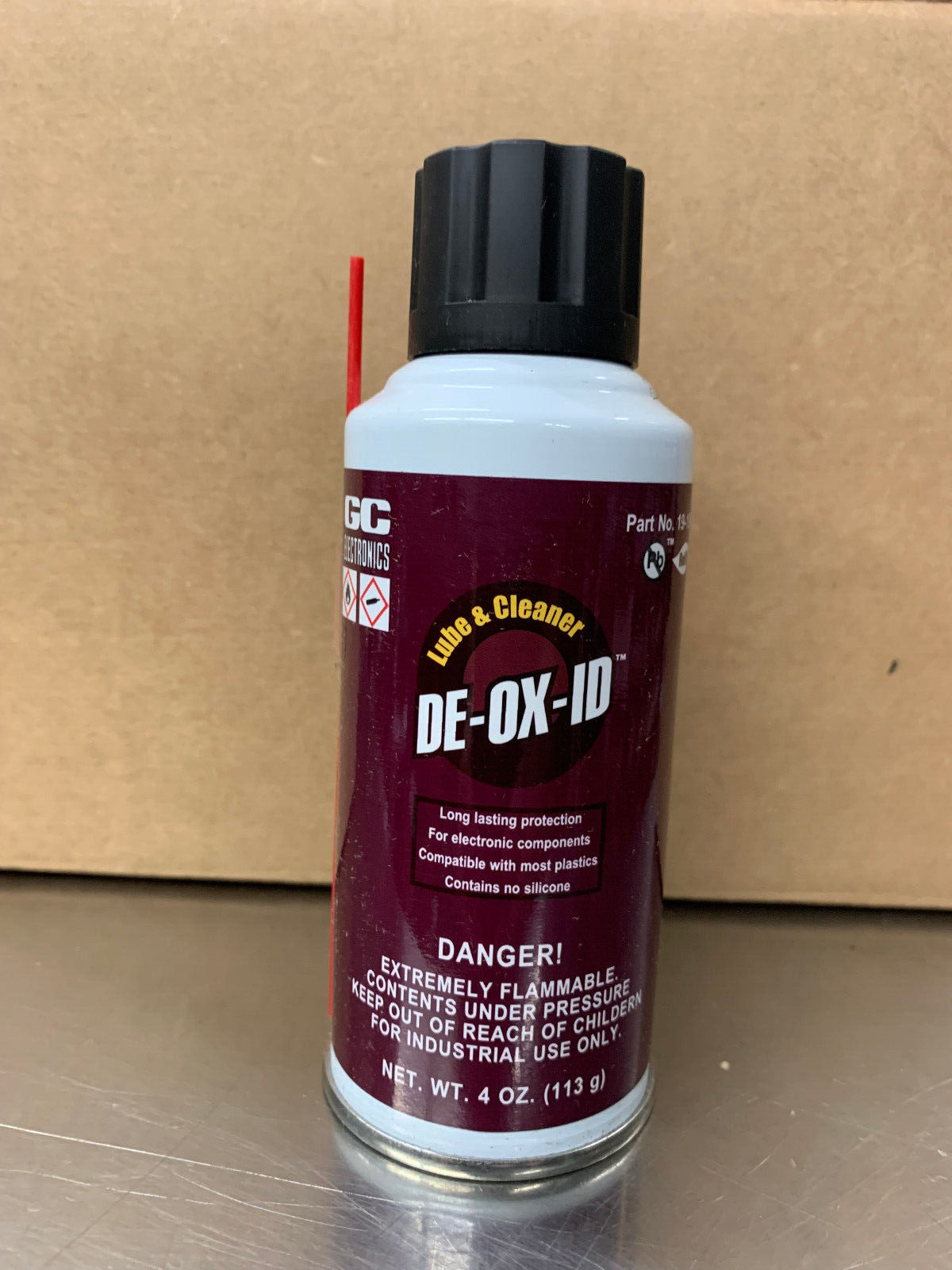 DEOXID  Contact Cleaner/Deoxit-izer Spray, 4oz Aerosol, DE-OX-ID ships fast!!