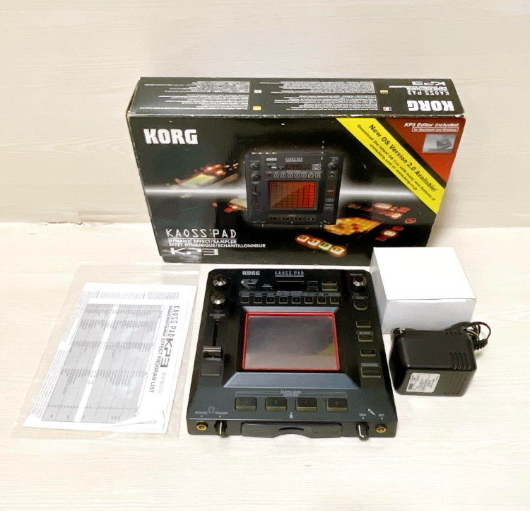 Korg KP-3 KAOSS PAD Dynamic Effect Sampler Sequencer Used Japan Tested
