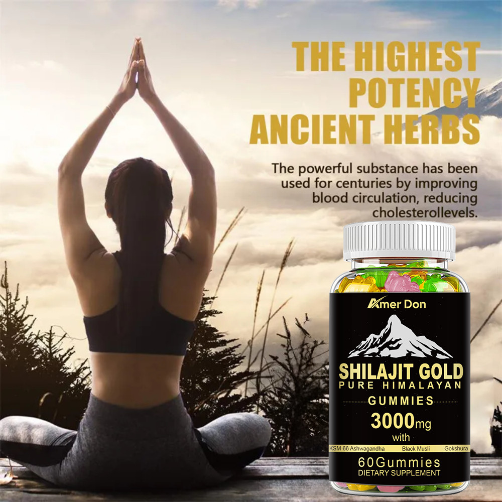 #1 BEST-MALE ENLARGER THICKER LONGER BIGGER 4" GROWTH ENLARGEMENT 60 GUMMIES