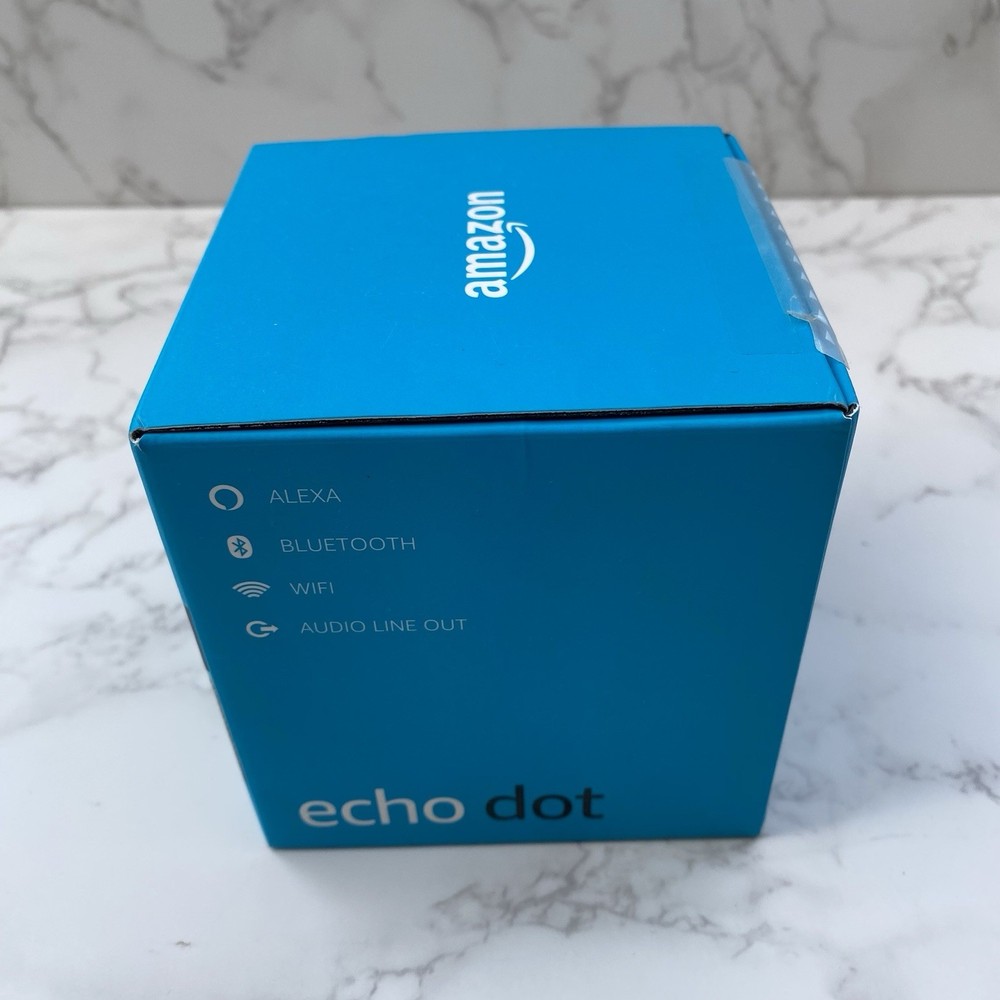 Amazon Echo Dot (3rd) Gen. Bluetooth, With Alexa. Charcoal. New / Sealed.