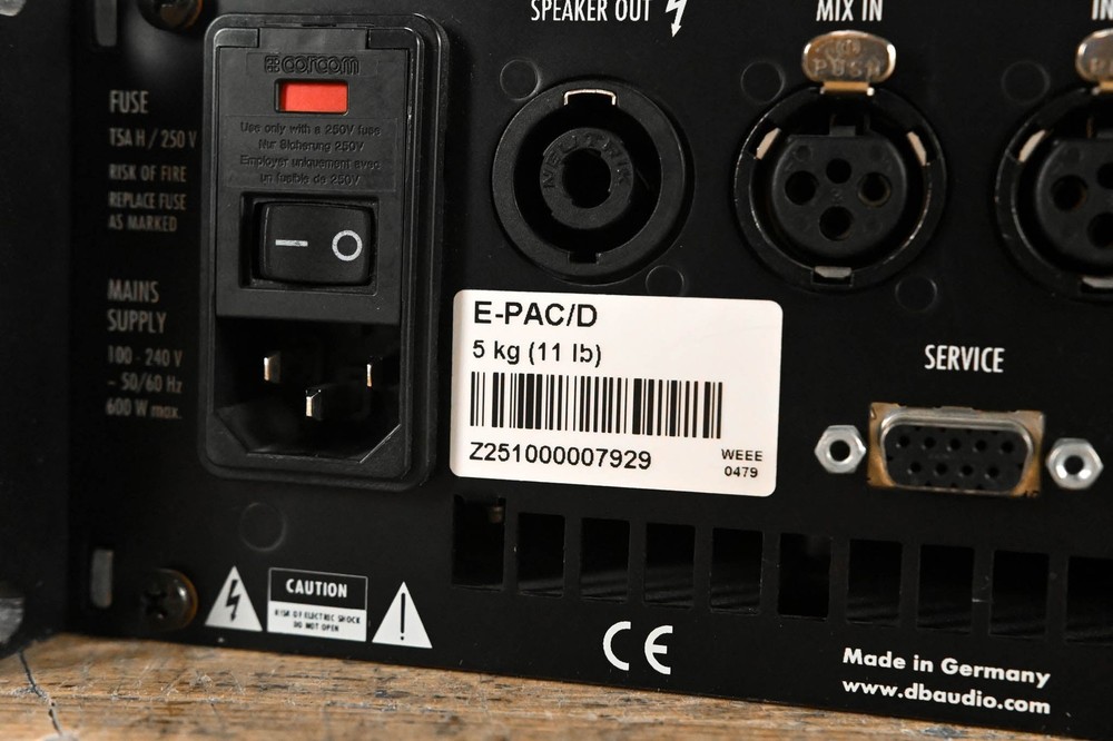 d&b audiotechnik E-PAC Single-Channel Power Amplifier Controller CG01V51