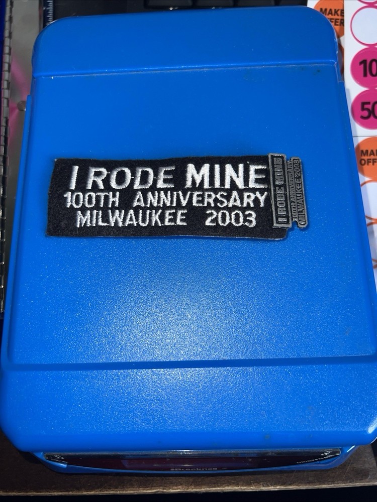 2003 100th anniversary Harley Davidson Patch And Pin