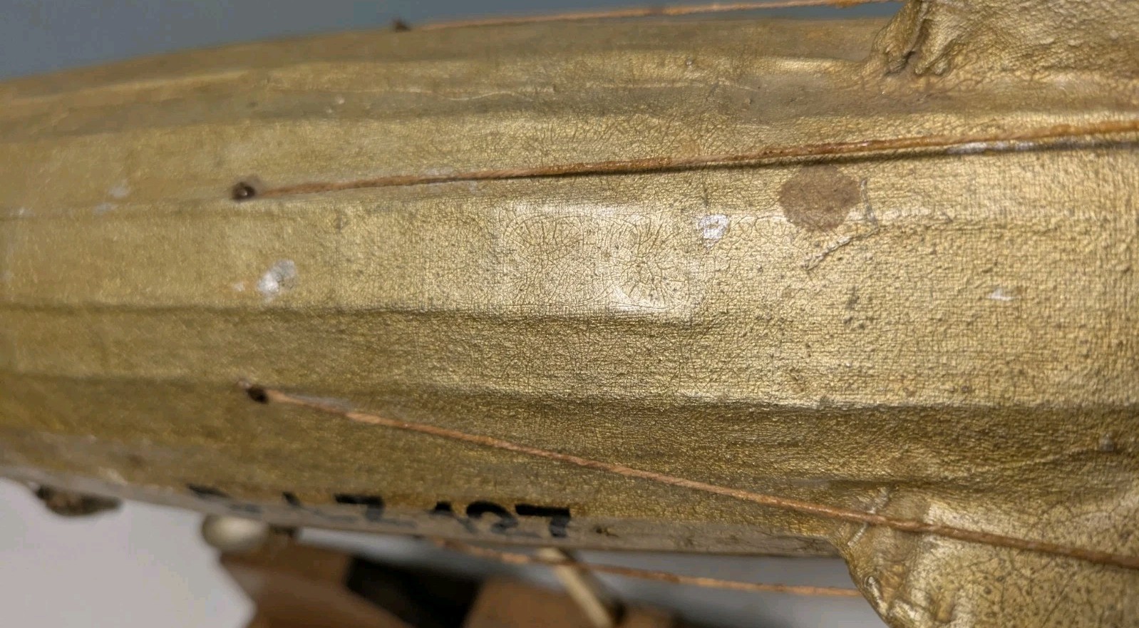 Antique Handmade LZ-127 Graf Zeppelin Germany Paper & Wood Model 1928 AJ