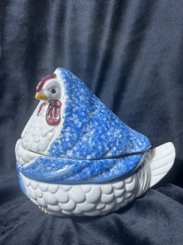 Vintage Ceramic Hen N S Gustin
