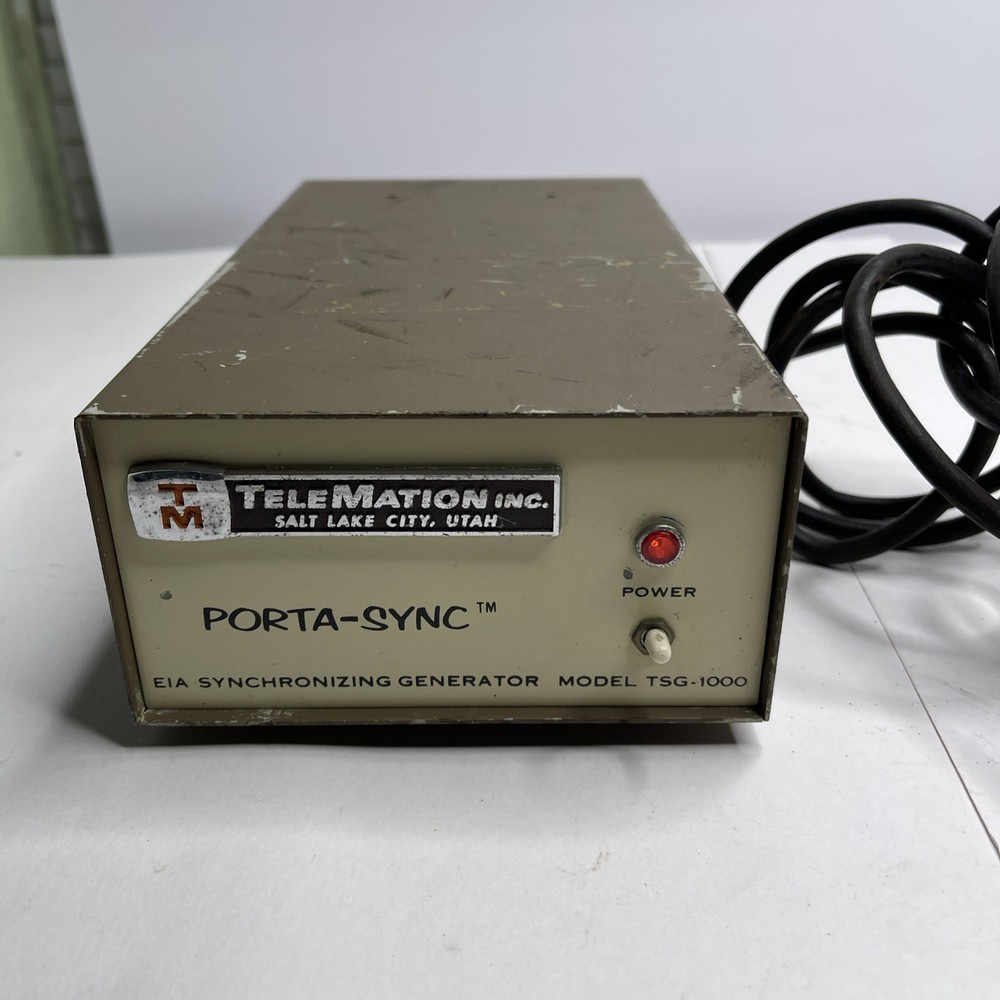 Telemation Porta-Sync EIA Synchronizing Generator TSG-1000