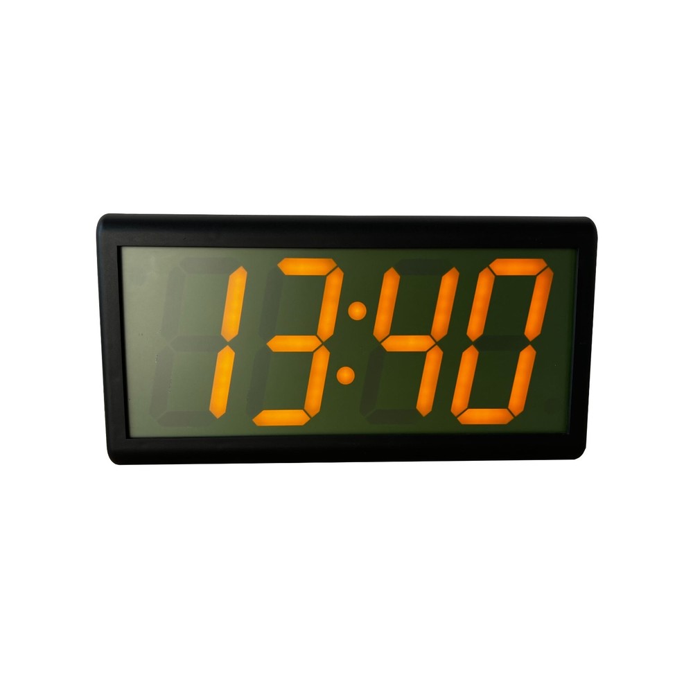 4" x 4 Digit Wireless Synchronized Clock, IP Based, Automatic DST Reset