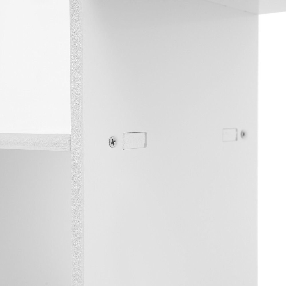 Wall Mounted Display Bookcase Book Shelf Home Decor Storage Rack Shelving Unit