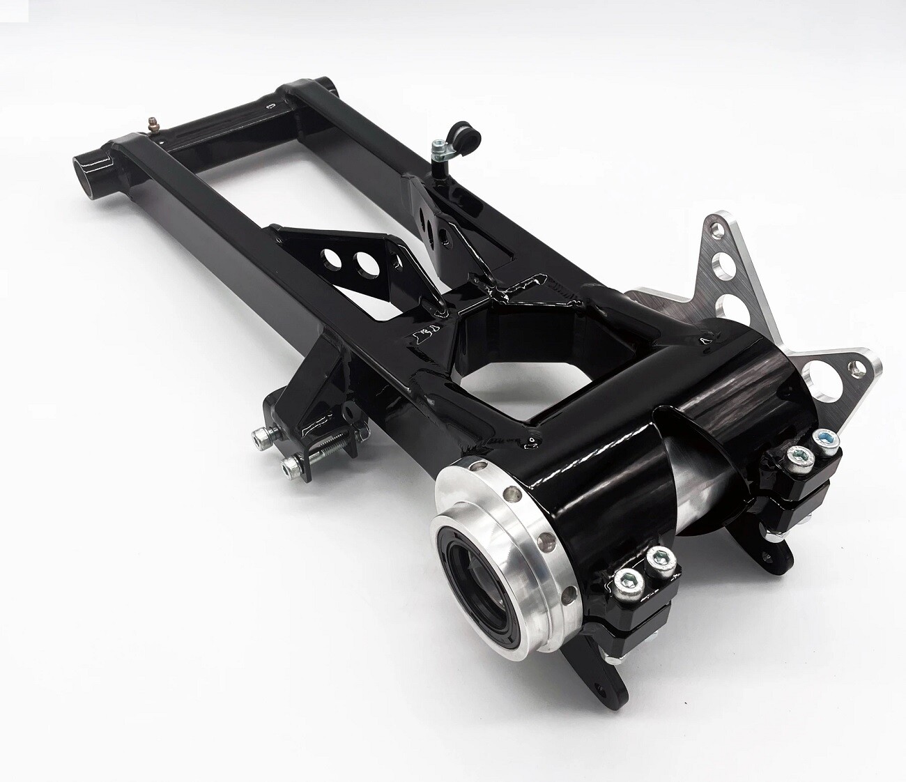 Lonestar LSR Extended Rear Swingarm +2" with TM Slide N Guide Kit Banshee 350
