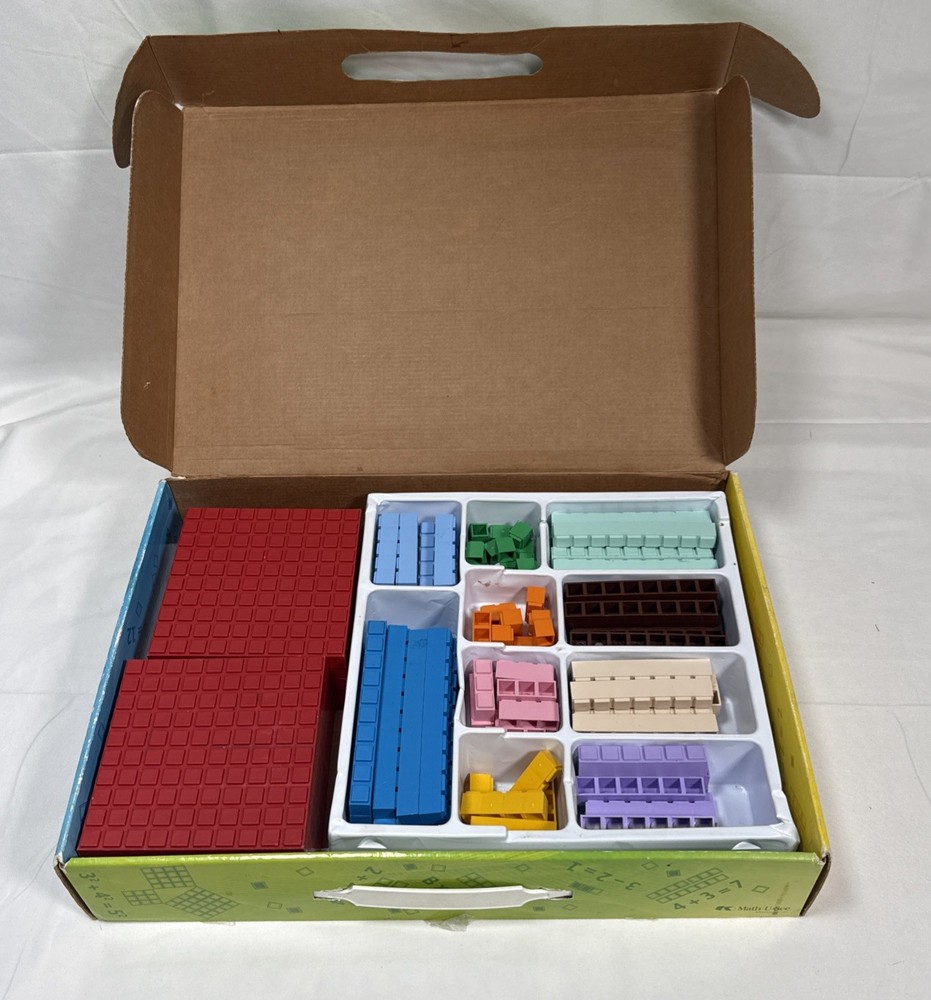 Math-U-See Integer Block Kit Manipulatives Educational Math Learning Incomplete