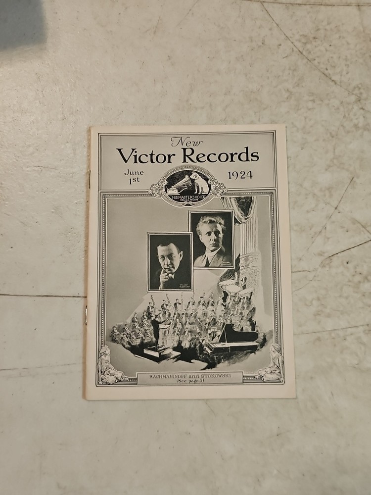 Original Victor Phonograph Record Catalog - June, 1924
