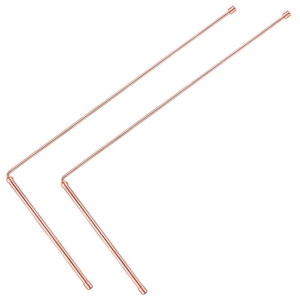 Copper Dowsing Rods 99.9% Pure Copper 2PCS Divining Rods for Ghost Hunting Tools