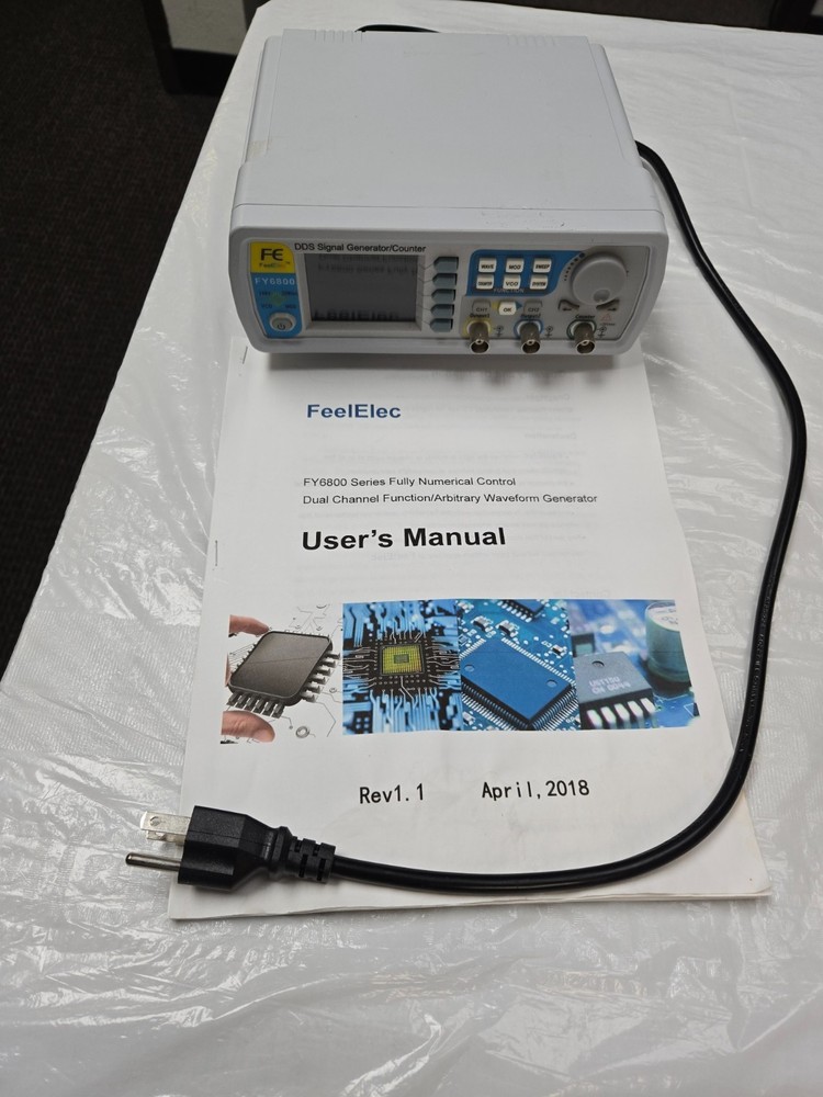 FeelElec FY6800 Dual Channel Function/Arbitary Waveform Generator